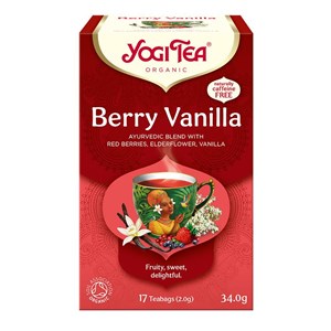BERRY VANILLA Owocowo-waniliowa BIO YOGI TEA