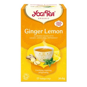 GINGER LEMON Imbirowo-cytrynowa BIO YOGI TEA