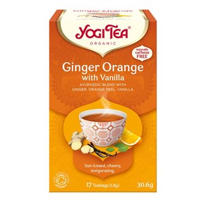 GINGER ORANGE Imbirowo-pomarańczowa BIO YOGI TEA